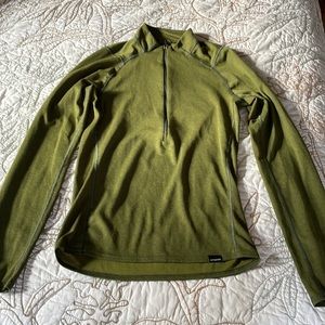 Patagonia Men’s Green XS Capilene Lightweight Zip-Neck